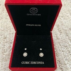 Giani Bernini Sterling Silver Cubic Zirconia Earrings
